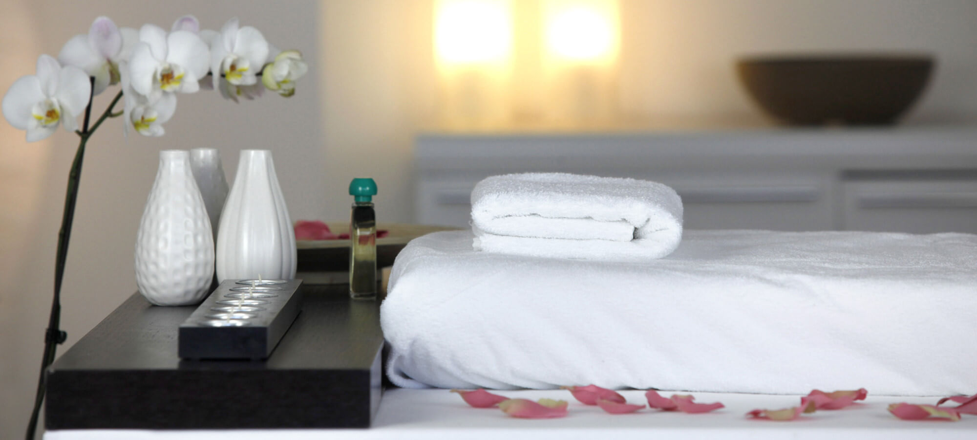 photo of massage table